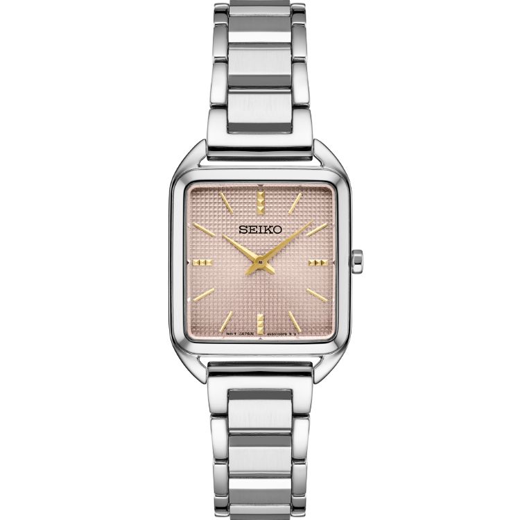 Låne Fabrikant Person med ansvar for sportsspil Seiko Essentials Ladies Quartz Watch, Mauve Pink Dial SWR077 – Smyth  Jewelers