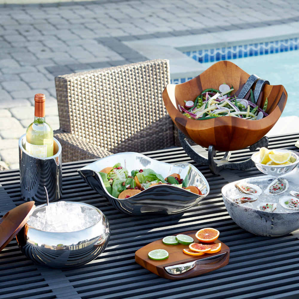 Nambé Blend Bar Board with Knife