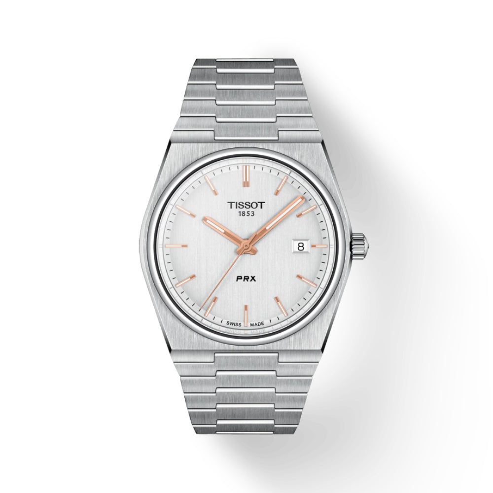 腕時計“tissot PRX,,ブルー文字盤クオーツ40mm/10気圧防水