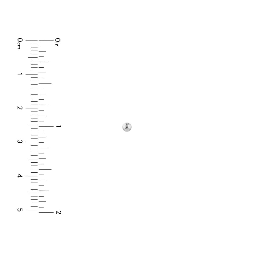 14k Gold Ball Stud Earrings