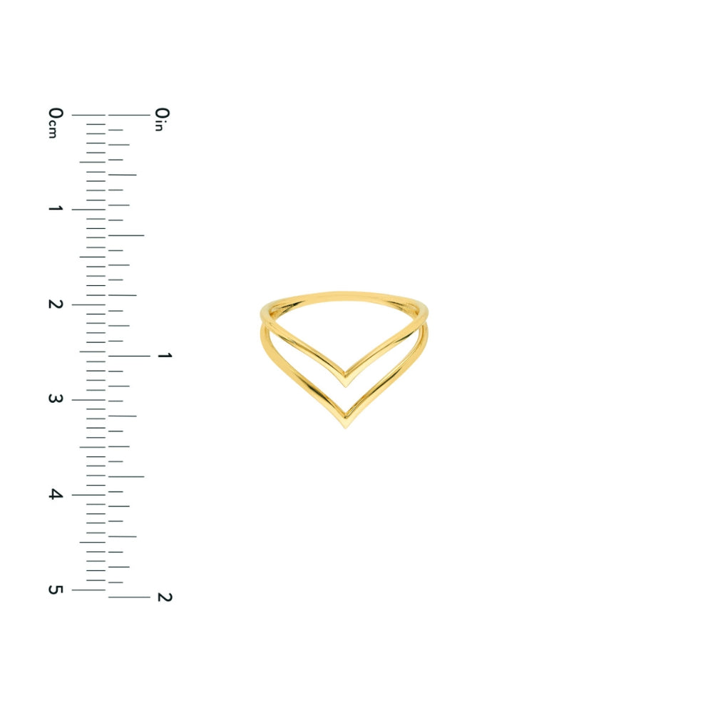 14k Gold Double Wire Ring