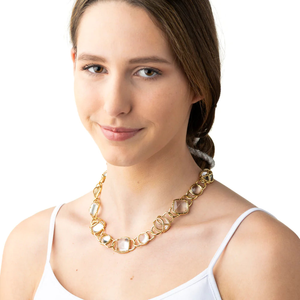Capucine de Wulf Blandine 18" Necklace- Clear Quartz