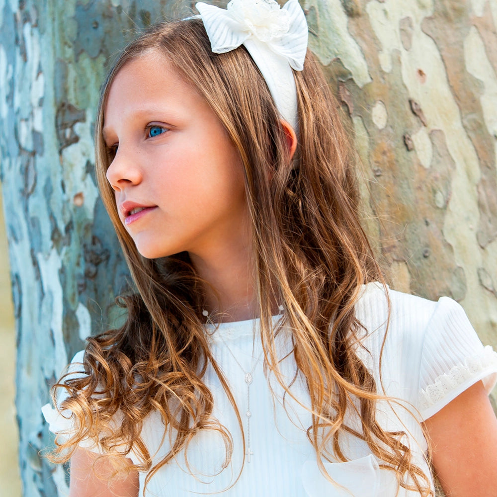 Children's Sterling Silver 16" Miraculous Virgin Mary Necklace