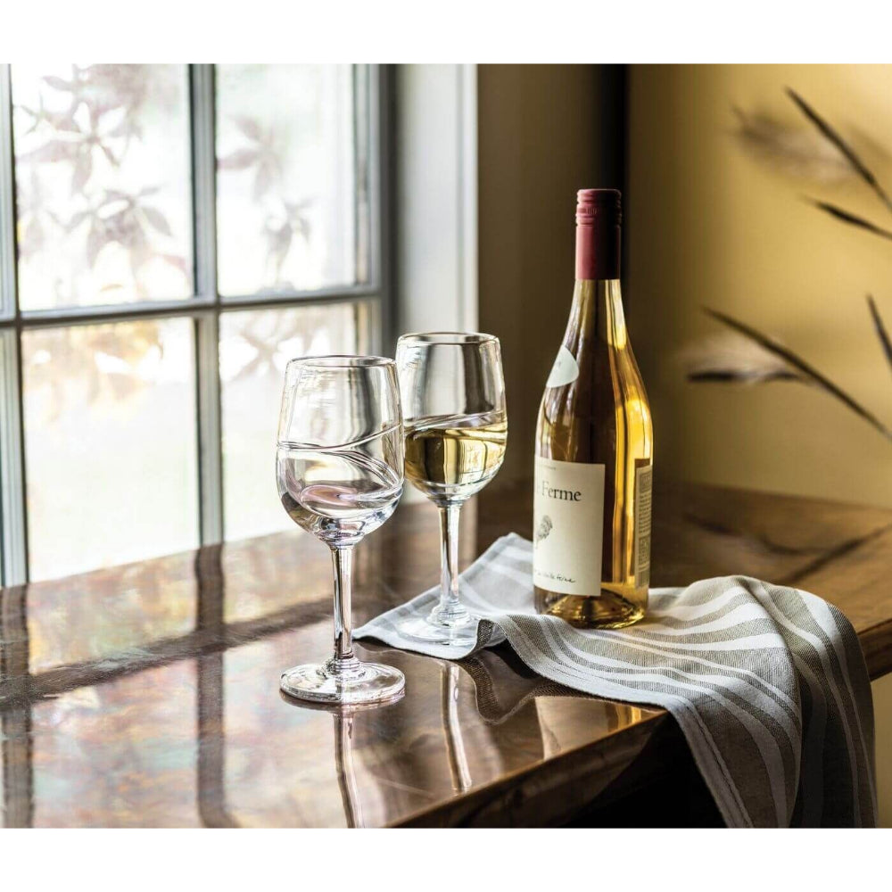 Simon Pearce Waterbury White Wine Glass