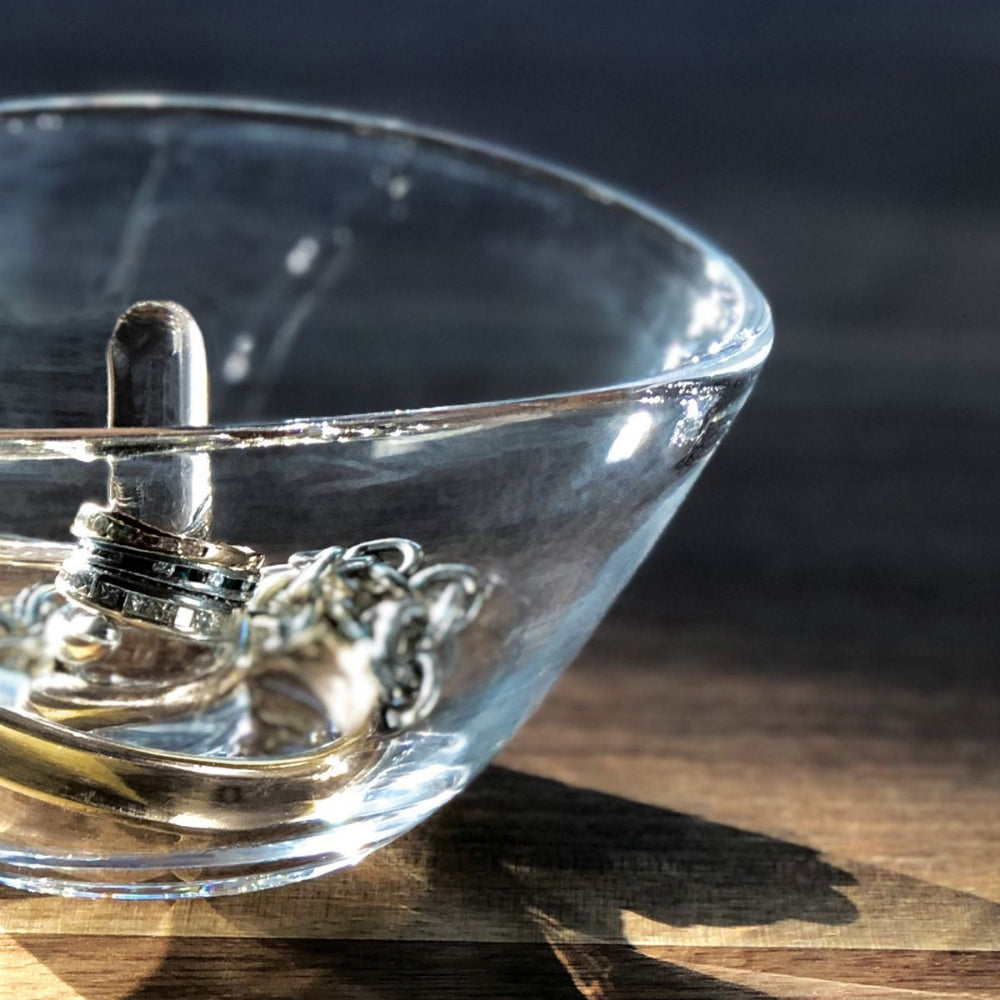 Simon Pearce Champlain Ring Holder in Gift Box