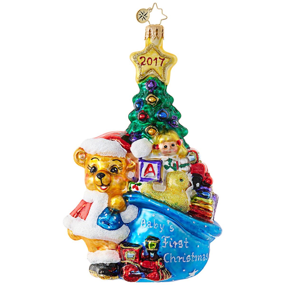 Christopher Radko Baby's First Christmas 2017 Ornament