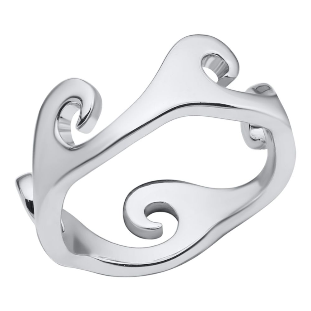 Sterling Silver Wave Ring