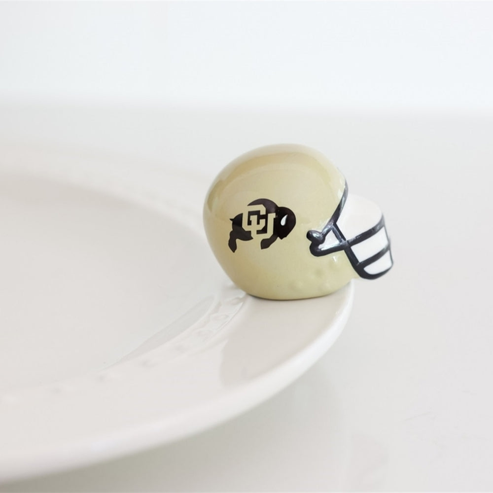 Nora Fleming University of Colorado Helmet Mini
