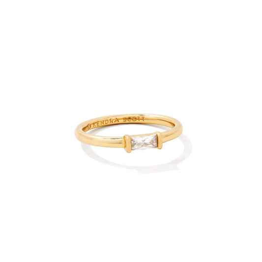 Kendra Scott Juliette Band Ring in White Crystal