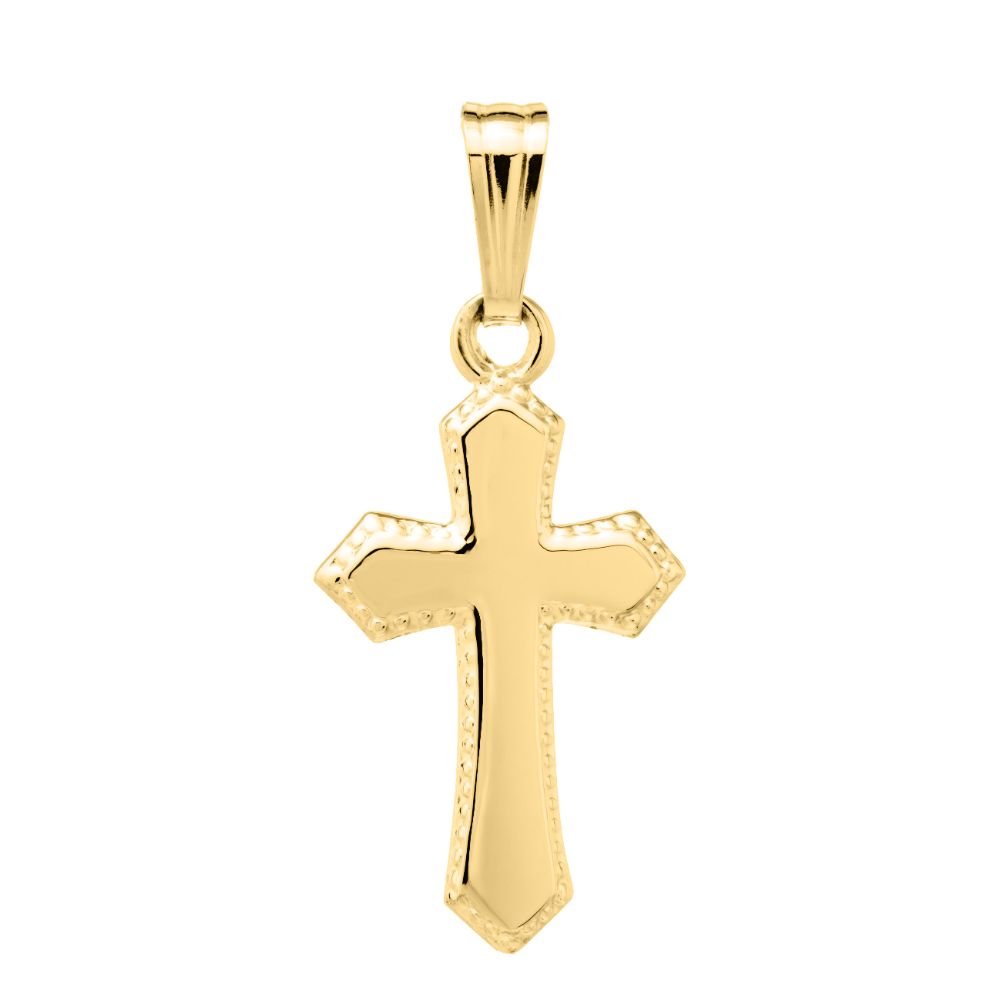 Children's 14k Cross Pendant Necklace 15"