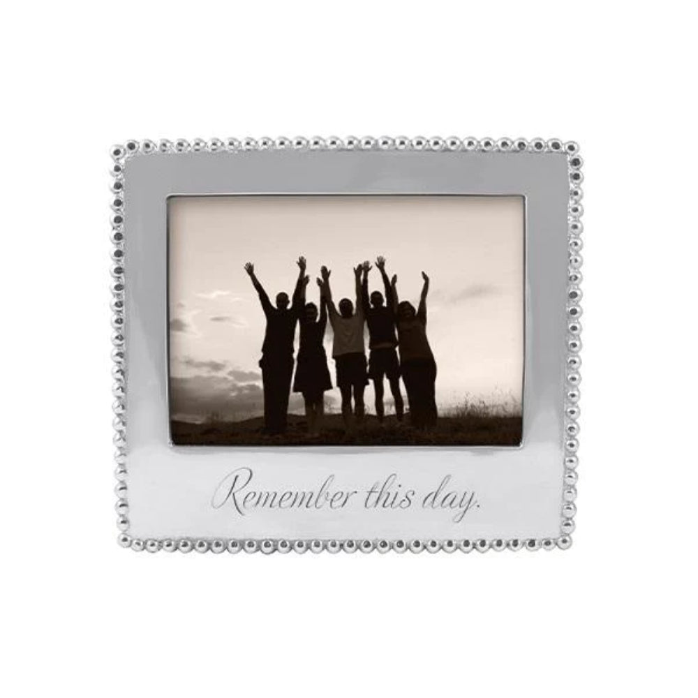 Mariposa REMEMBER THIS DAY Beaded 5x7 Frame