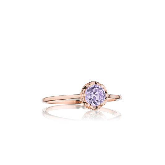 Tacori Petite Crescent Gemstone Crown Ring