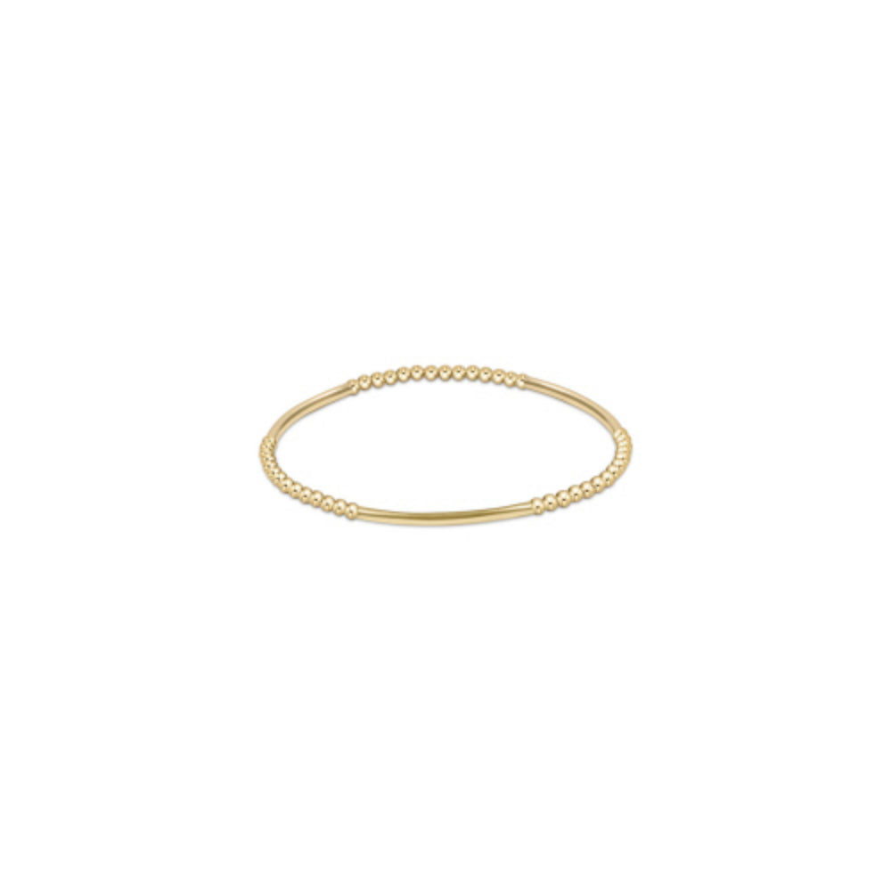 enewton Bliss Bar Textured Pearl 3mm Bracelet