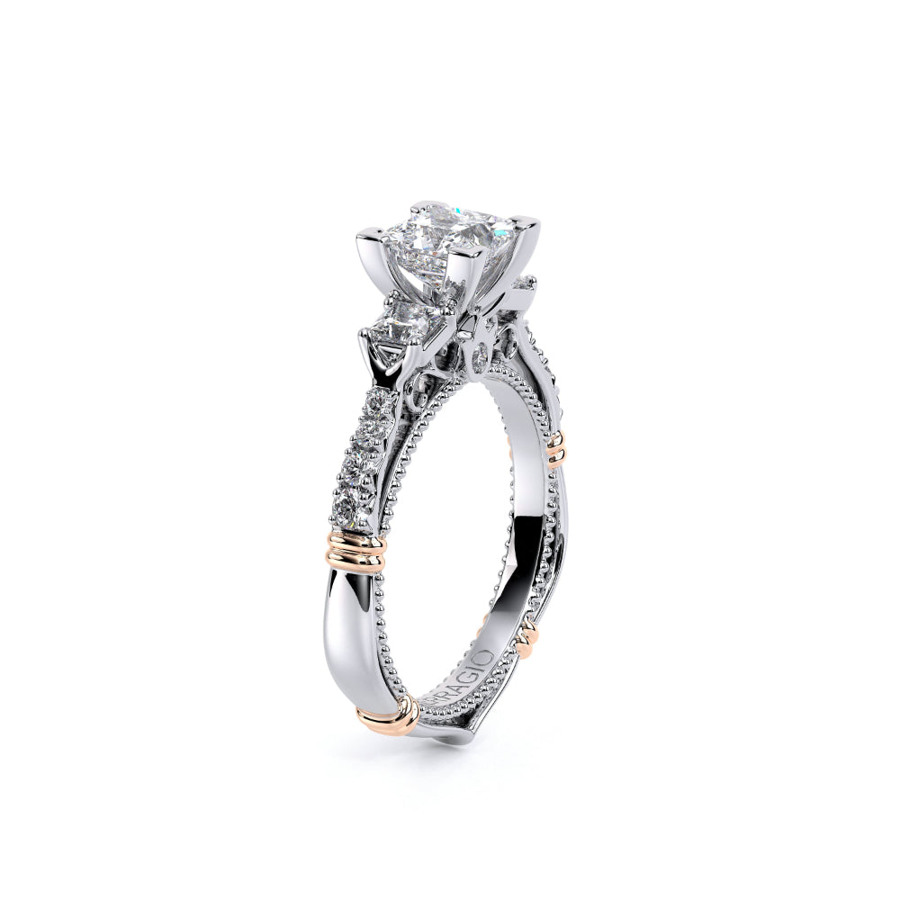 Verragio Parisian 14k 3 Across Princess Cut Engagement Ring