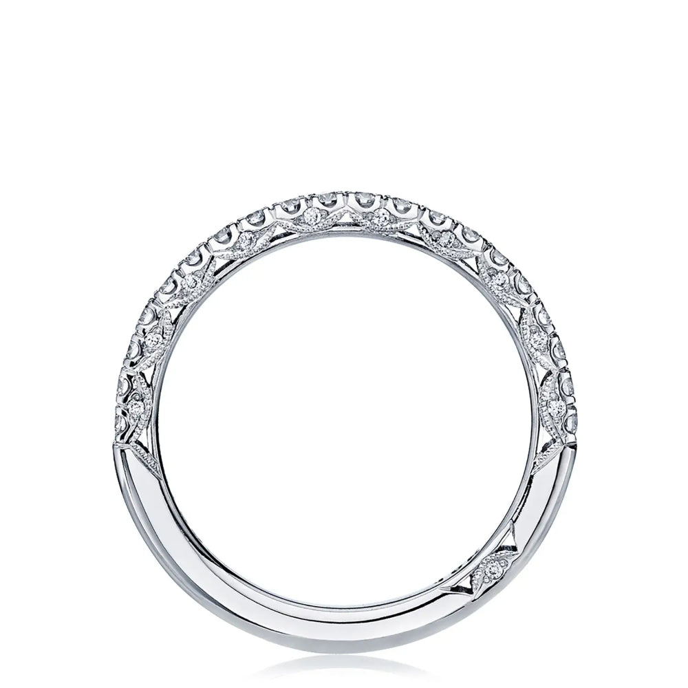 Tacori 18k Gold Petite Crescent French Pave Band