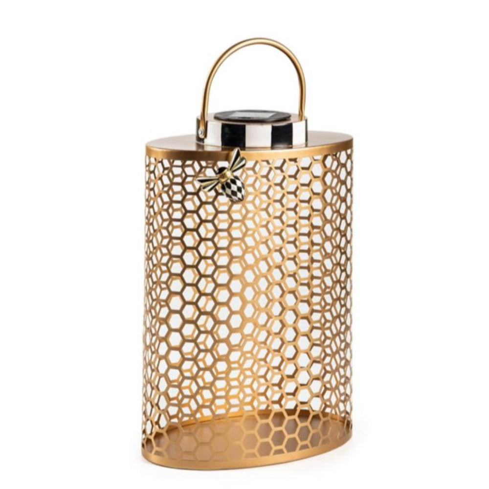 MacKenzie-Childs Honeycomb Tin Solar Lantern
