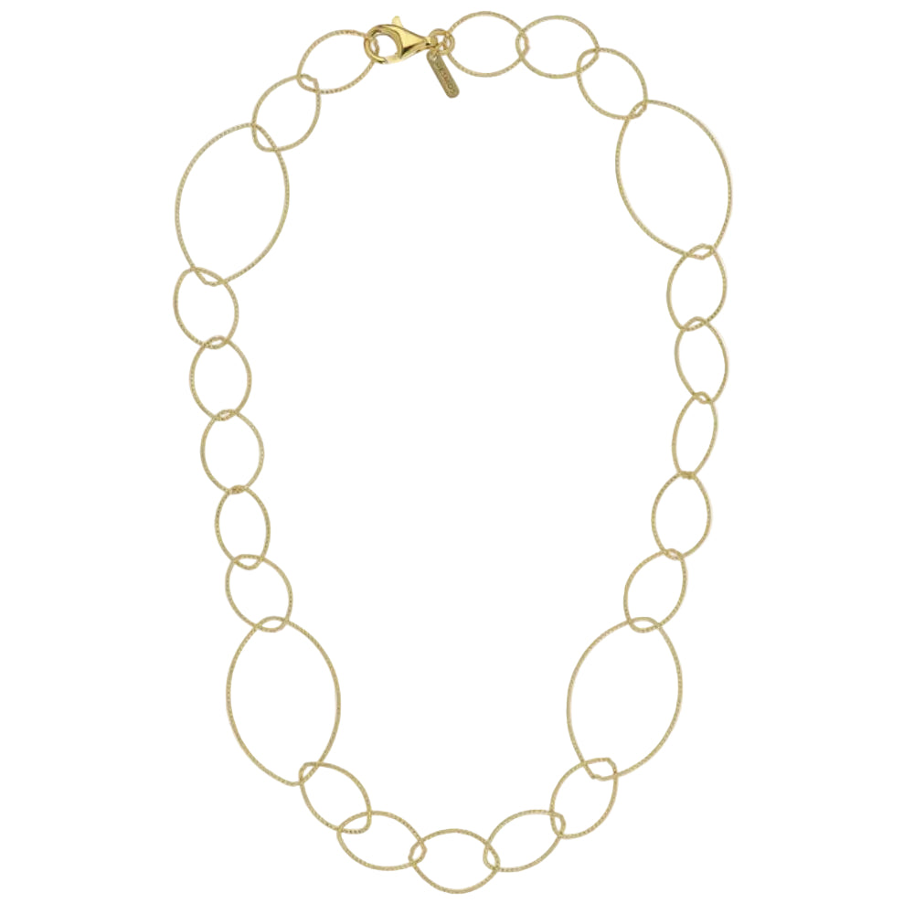 Desmos Gold-Tone Arabesque Link Necklace, 30"