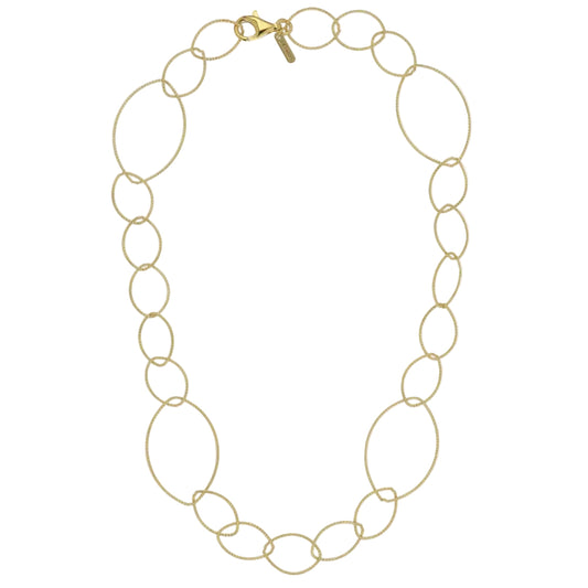 Desmos Gold-Tone Arabesque Link Necklace, 30"