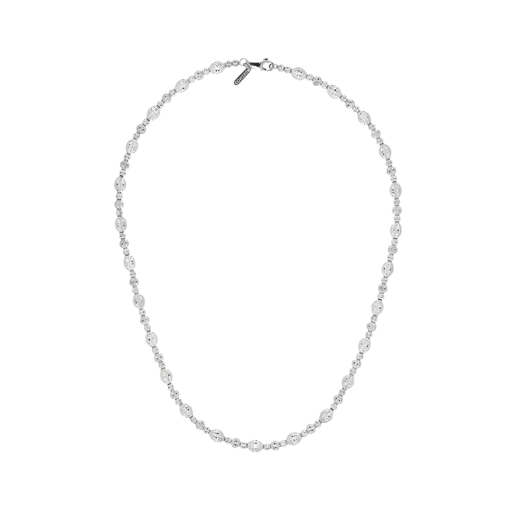 Desmos Sterling Silver "Crystal Bloom" Necklace
