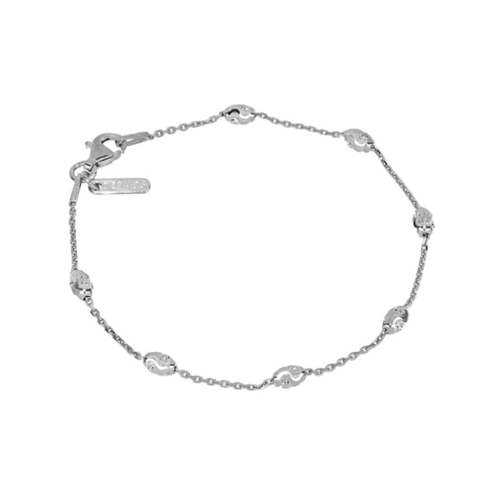 Desmos "Station Typhoon" Diamond-Cut Bead Bracelet, 7.25"