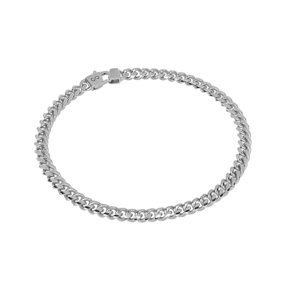Desmos Sterling Silver Bombe Link Bracelet