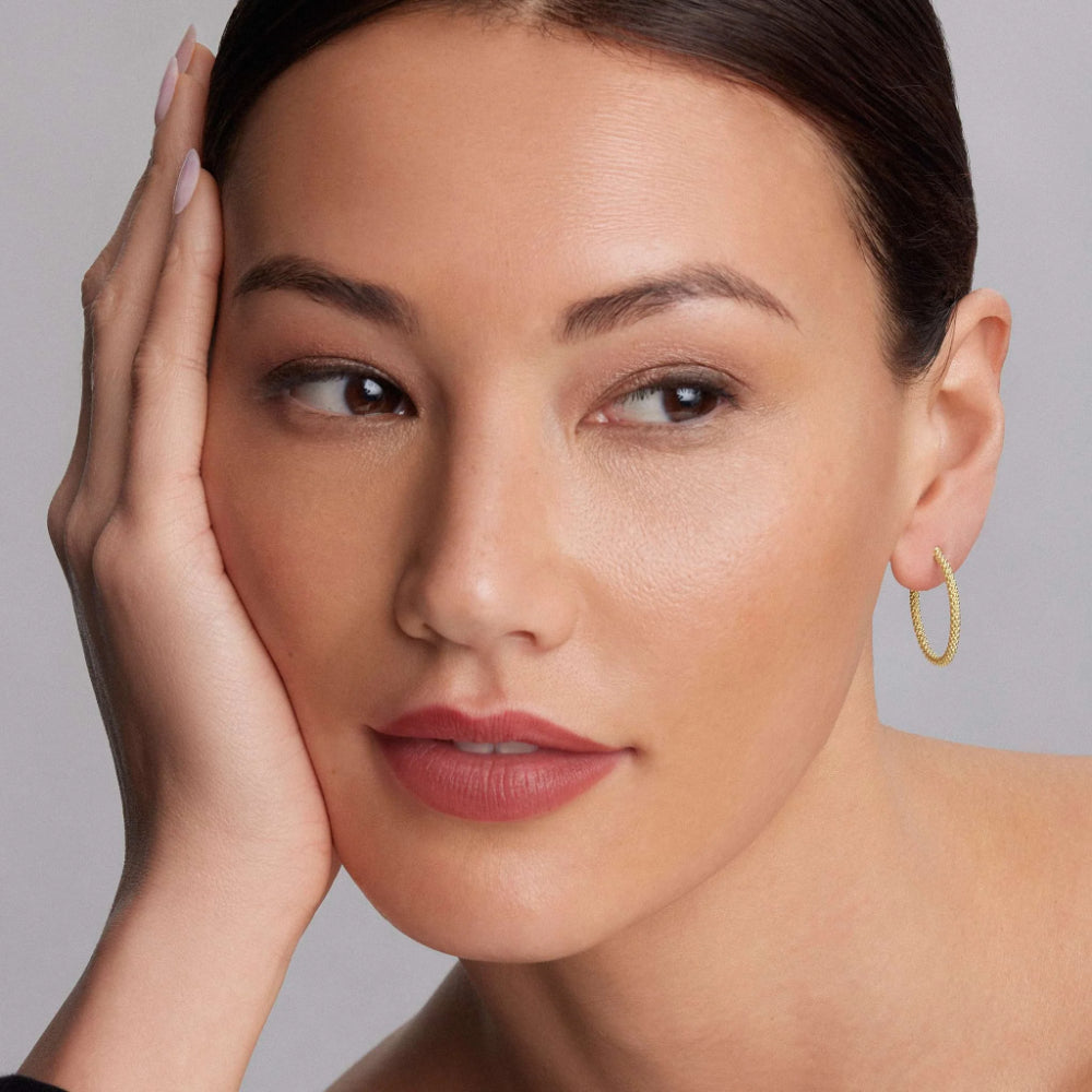 Lagos 18k Caviar Gold Small Hoop Earrings