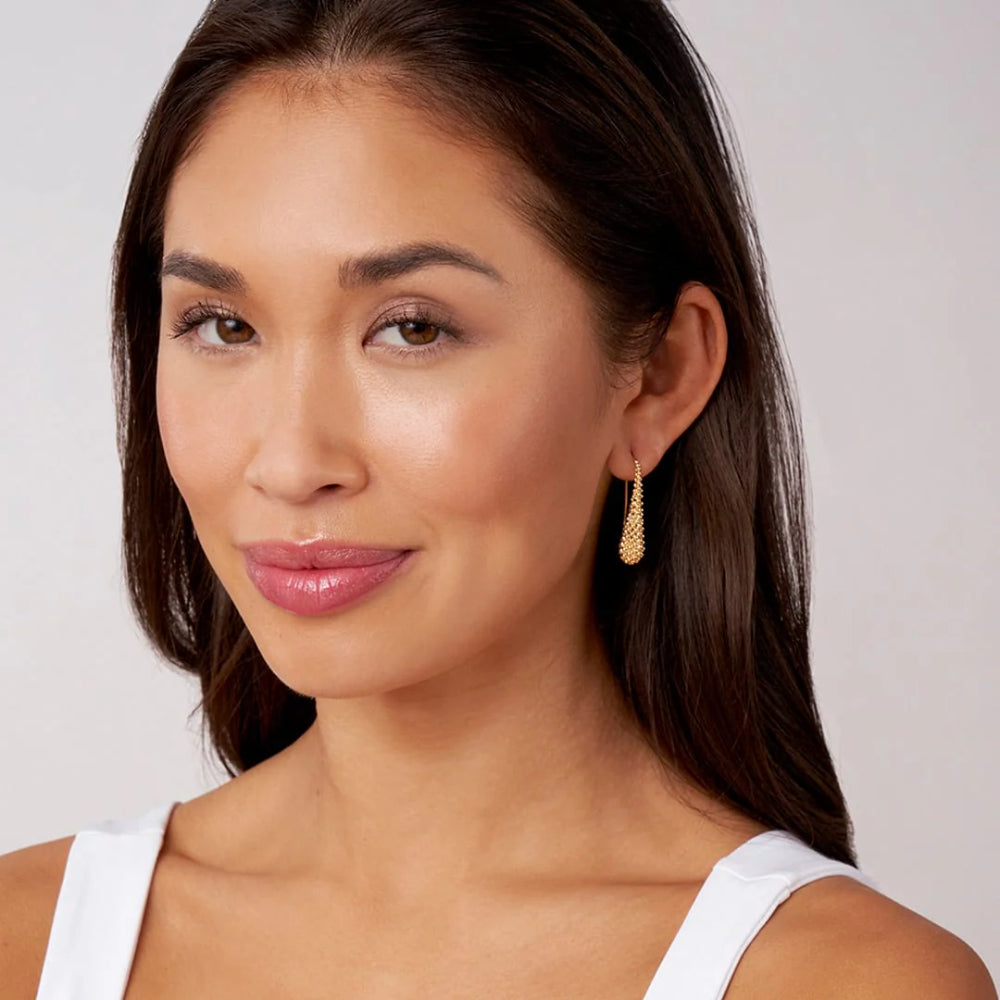 Lagos Caviar Gold 18k Caviar Drop Earrings