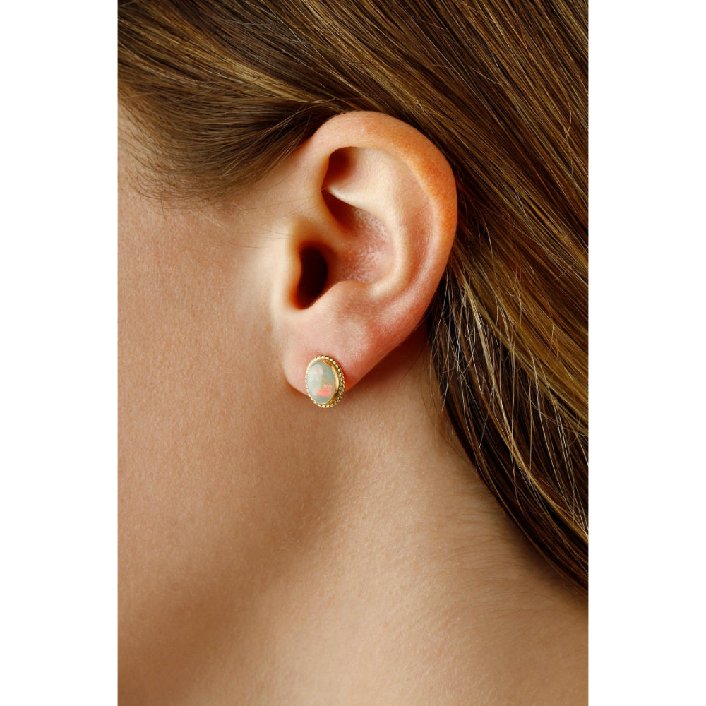 Opal & 14k Gold Earrings