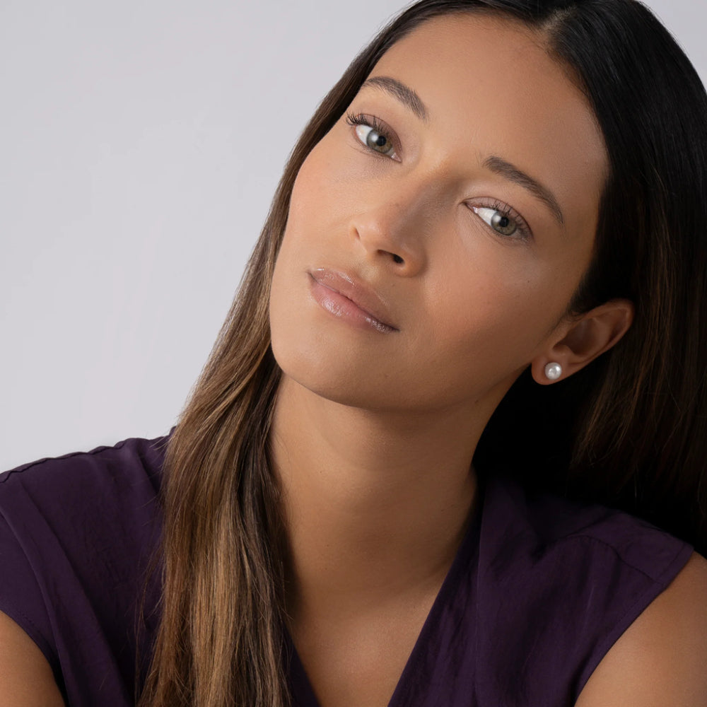 Lagos Luna Pearl Stud Earrings