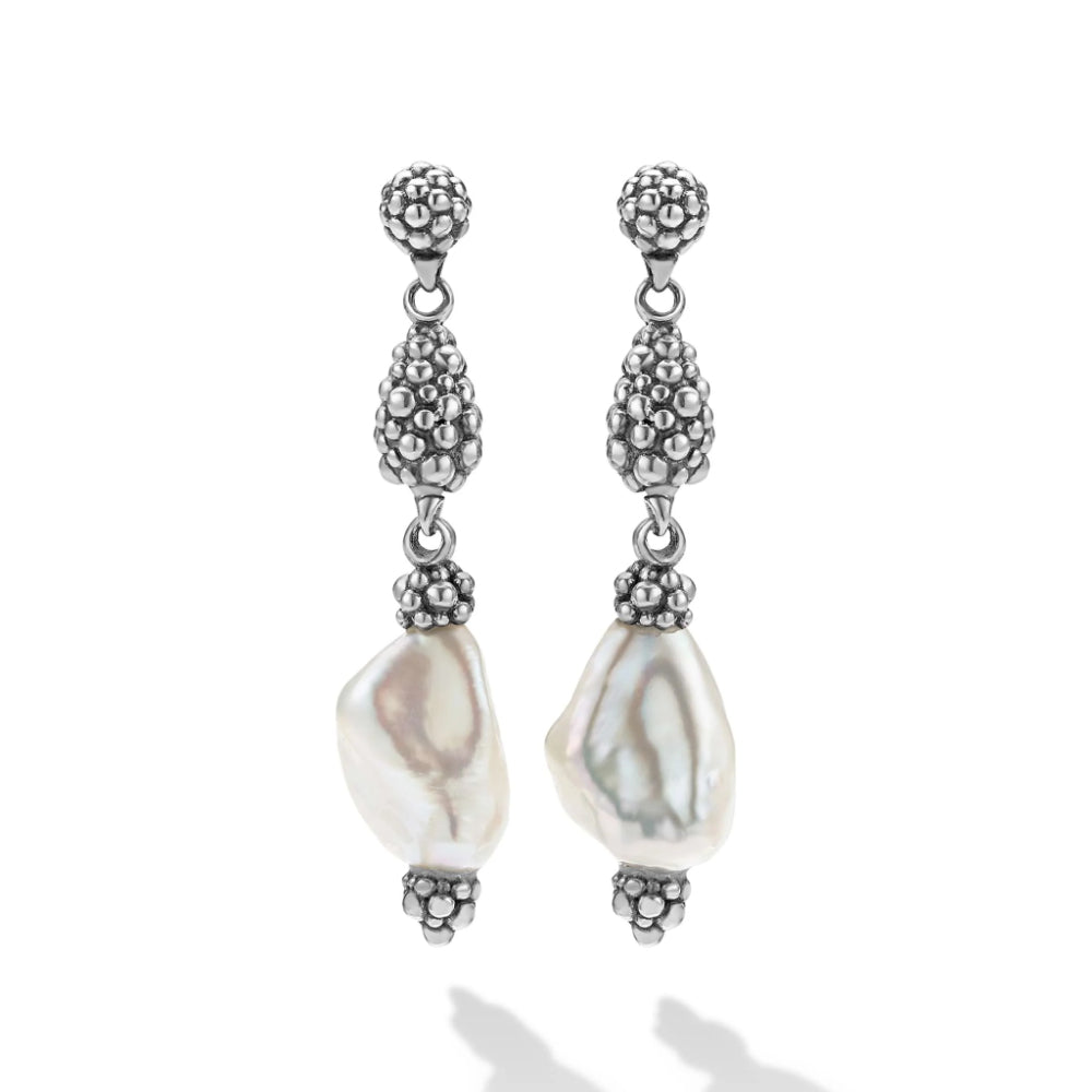 Lagos Luna Keshi Pearl Drop Earrings