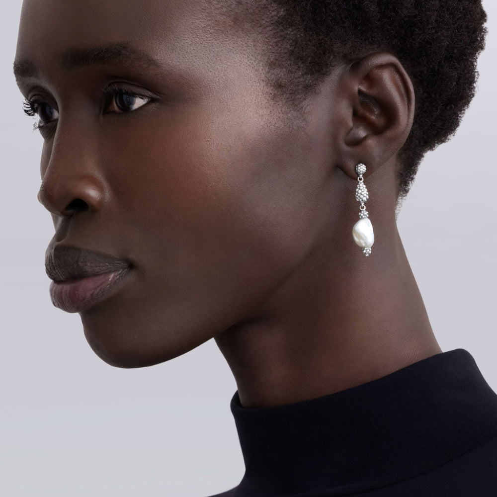 Lagos Luna Keshi Pearl Drop Earrings