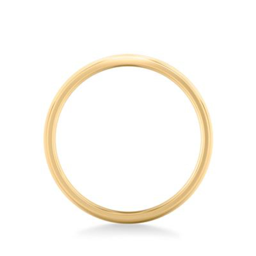 14k Gold European Fit Polished Wedding Band 4mm