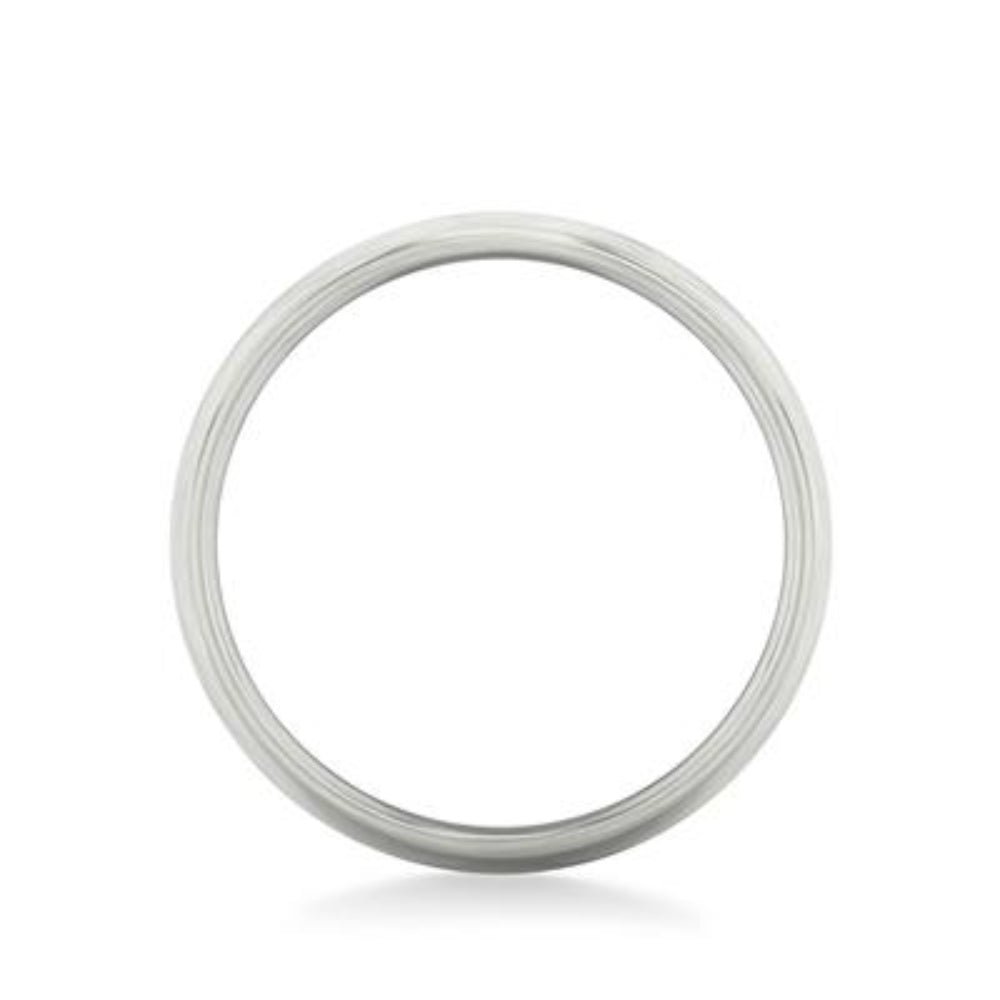 14k Gold European Fit Brushed Wedding Band 8mm