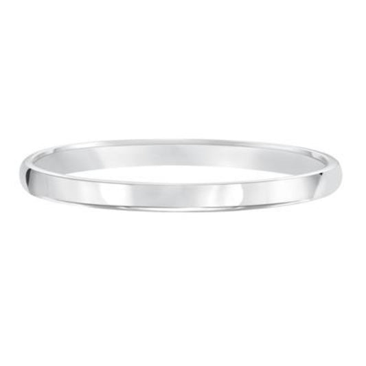 Ladies Platinum 2mm Plain Wedding Band