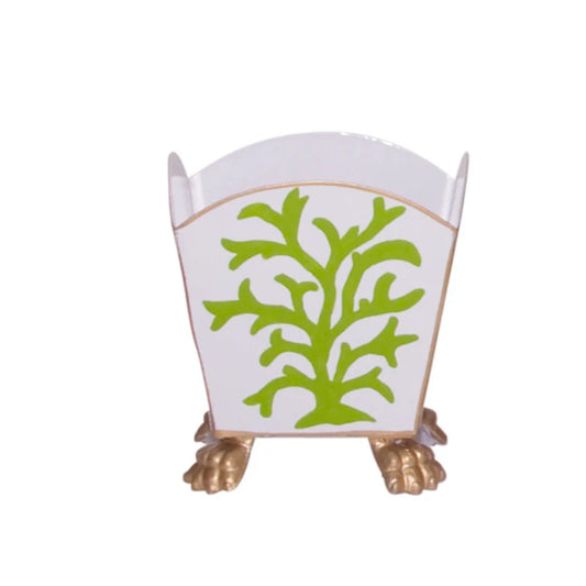 Dana Gibson Green Coral Cachepot-Small