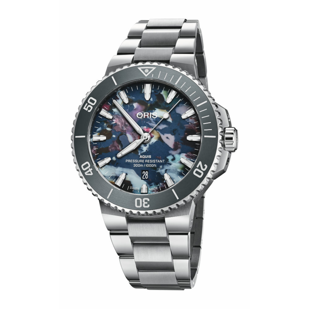 Oris Aquis Date Upcycle 43.5mm Automatic Watch