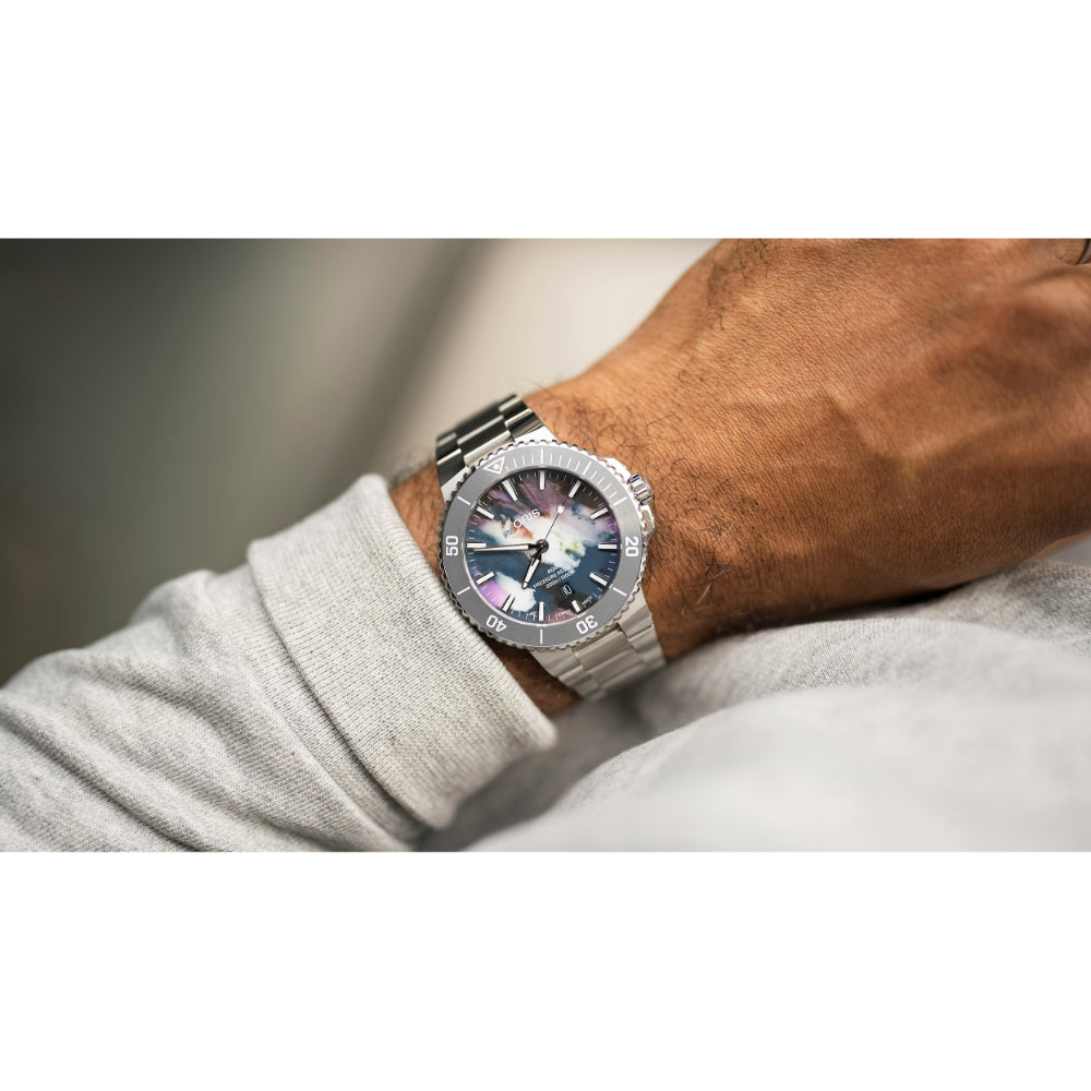 Oris Aquis Date Upcycle 43.5mm Automatic Watch