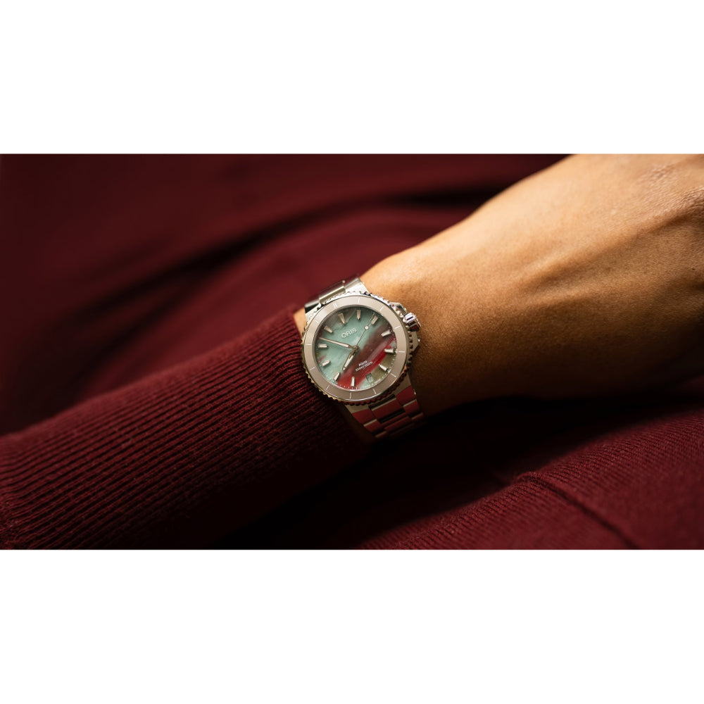 Oris Aquis Date Upcycle 36.5mm Automatic Watch