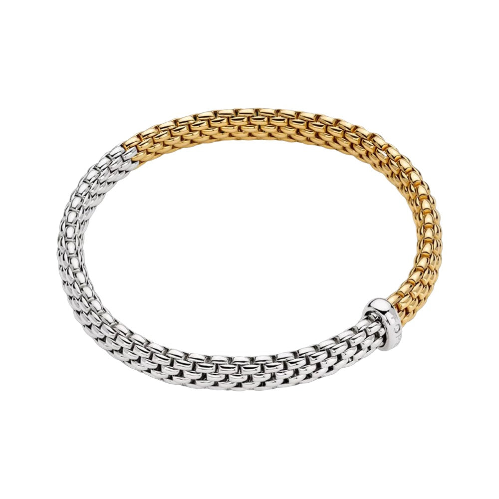 Fope 18k Gold Vendome Flex'it Two-Tone Bracelet