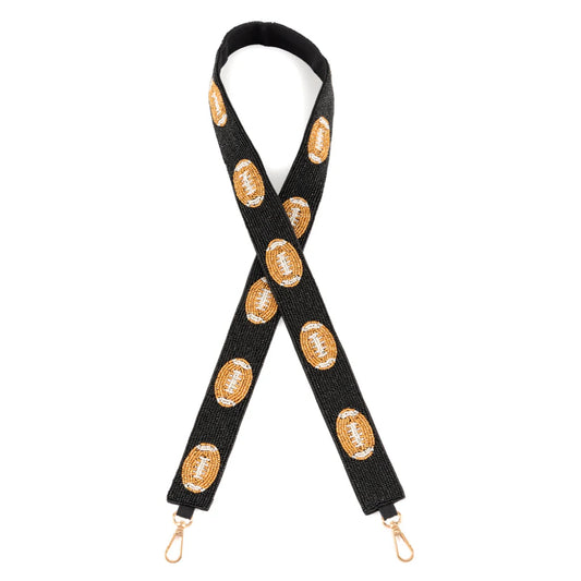 Shiraleah Football Beaded Bag Strap