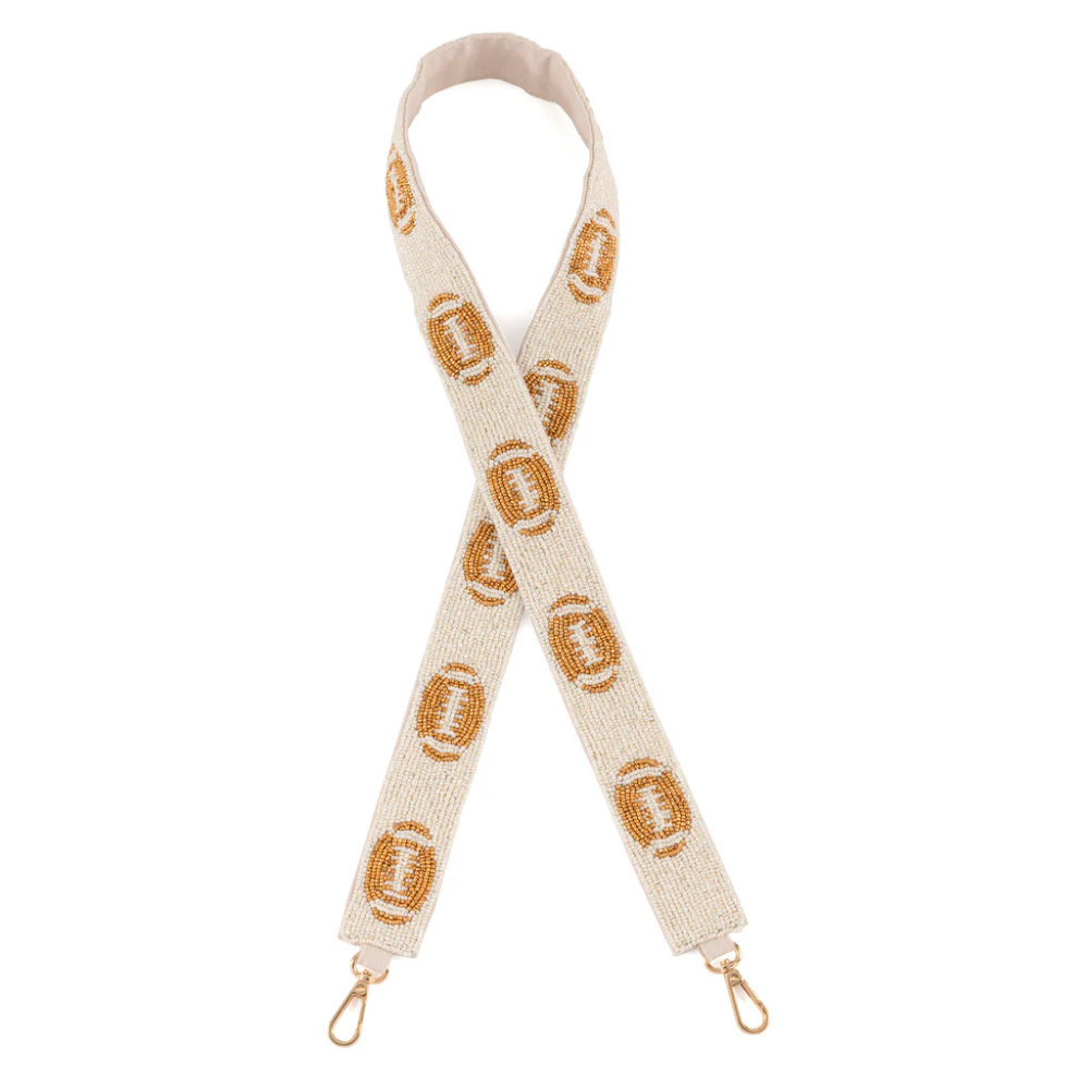 Shiraleah Football Beaded Bag Strap - Thumbnail 5