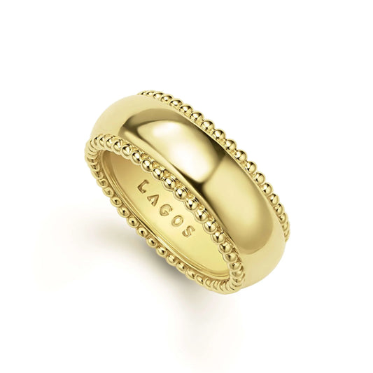 Lagos Anthem 18k Gold Band Ring