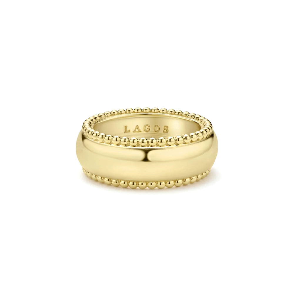 Lagos Anthem 18k Gold Band Ring