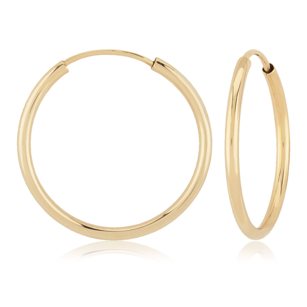 14Y 20mm Endless Hoop Earrings