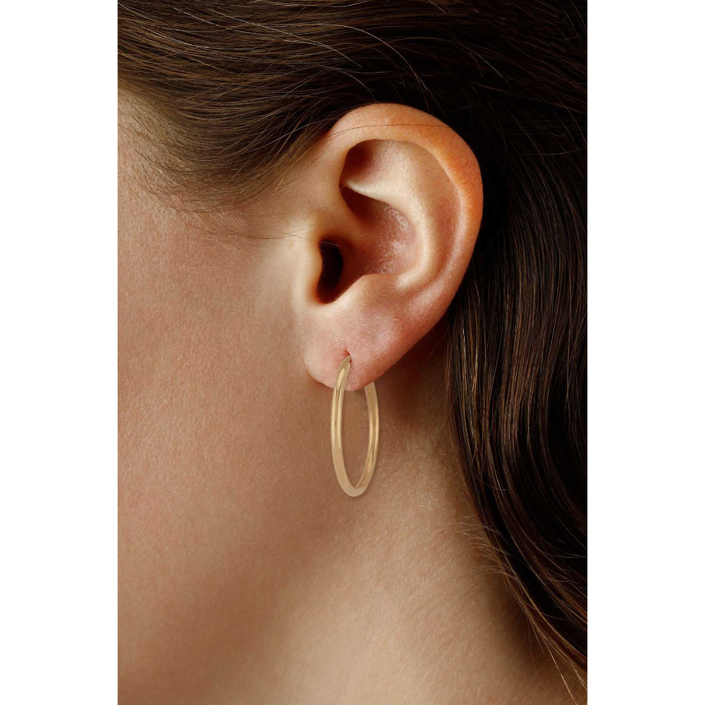 14Y 20mm Endless Hoop Earrings