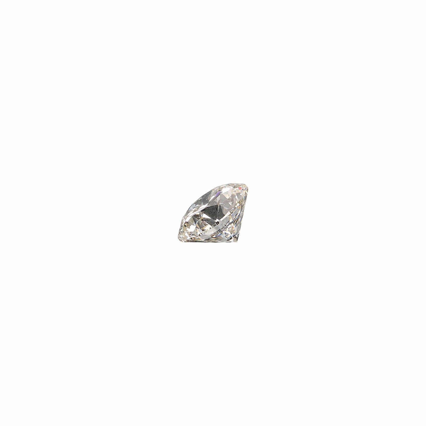 Round 1.54 carat GIA certified triple excellent diamond graded JSI1 on a white background