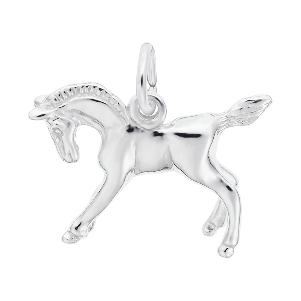 0356 Sterling Silver Horse Charm