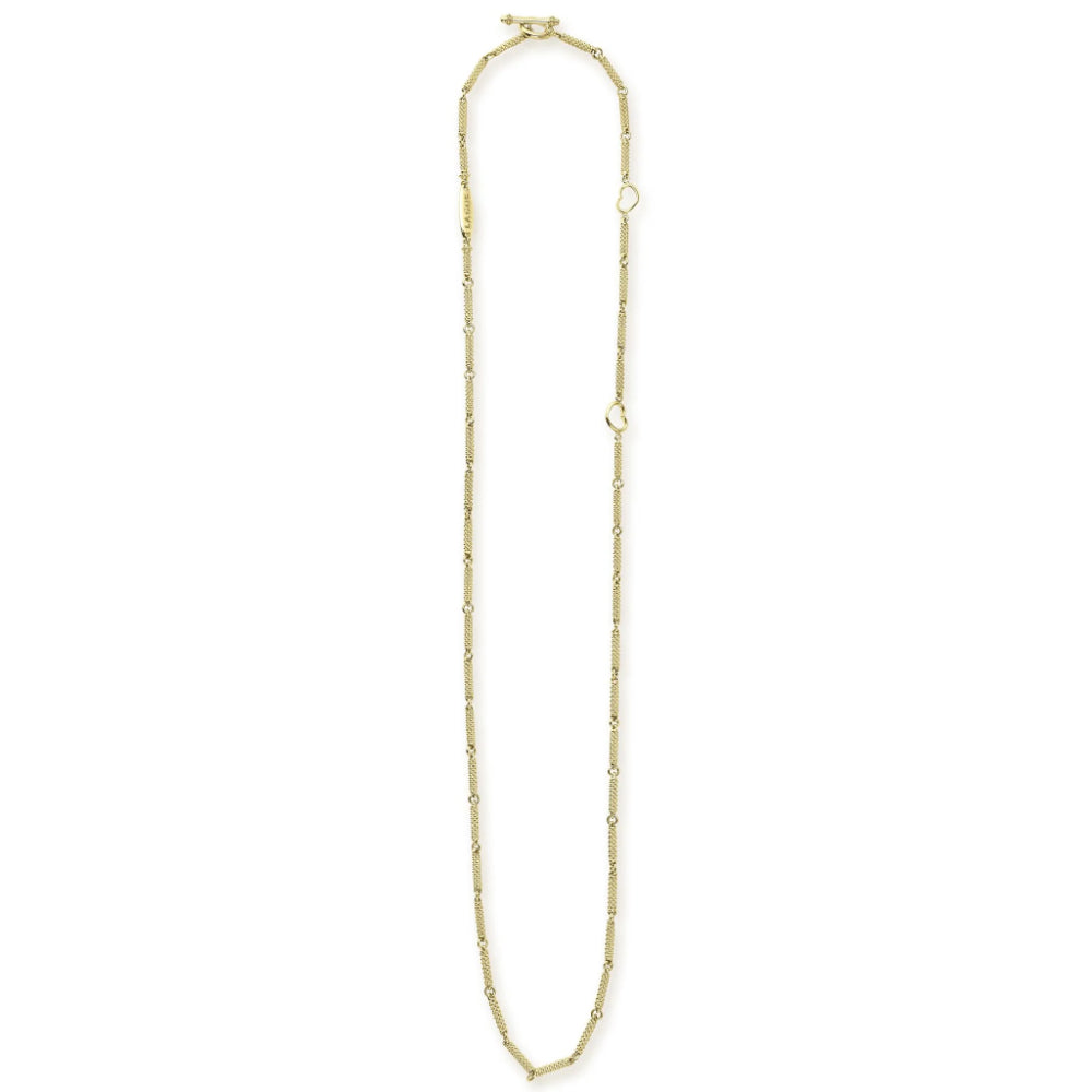 Lagos Signature Caviar 18k Gold Superfine Caviar Link Necklace