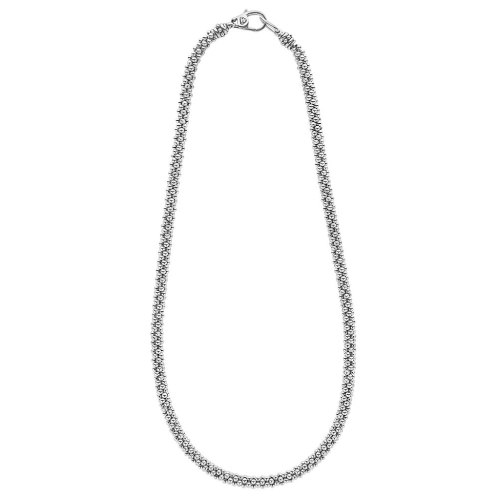 Lagos Signature Caviar Beaded Necklace, 5mm