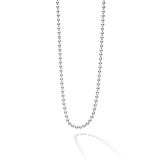 Lagos Signature Caviar Beaded Chain Necklace